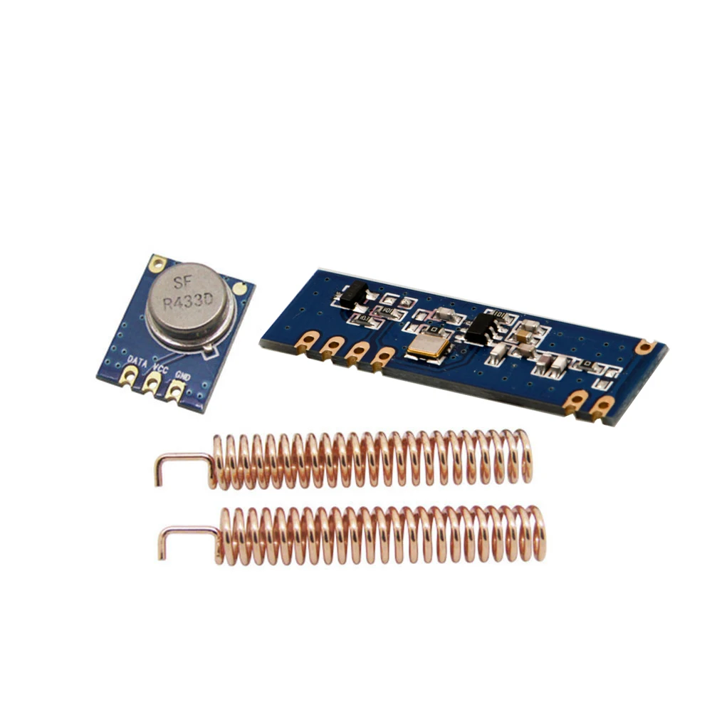 

5sets/lot 315MHz 433MHz 100m Wireless Module kit (ASK transmitter STX882+ ASK receiver SRX882S)+ spring antennas