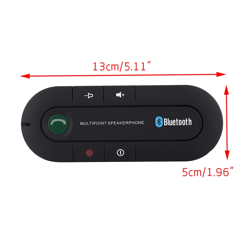 Автомобильный bluetooth-динамик, набор для телефона, 4,1, многофункциональная громкая связь, динамик, беспроводной Bluetooth приемник, солнцезащитный козырек, зажим, MP3 музыкальный плеер