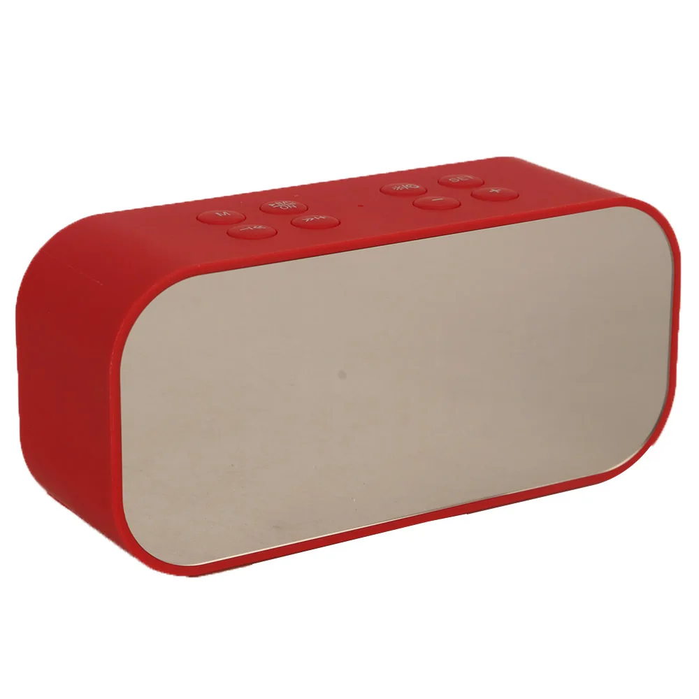 Беспроводная Bluetooth-колонка 5.0 с FM-дисплеем зеркальный мини-будильник коллекция