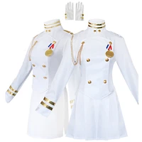 game azur lane white ship uniform cosplay costume women dress atago takao coat skirtglovessocksheadgear costumes