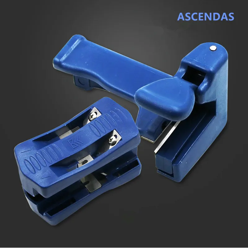 

ASCENDAS Double Edge Trimmer Set Wood Head and Tail Trimming Carpenter Banding Machine Tools for carpenter PVC Binding strip CS