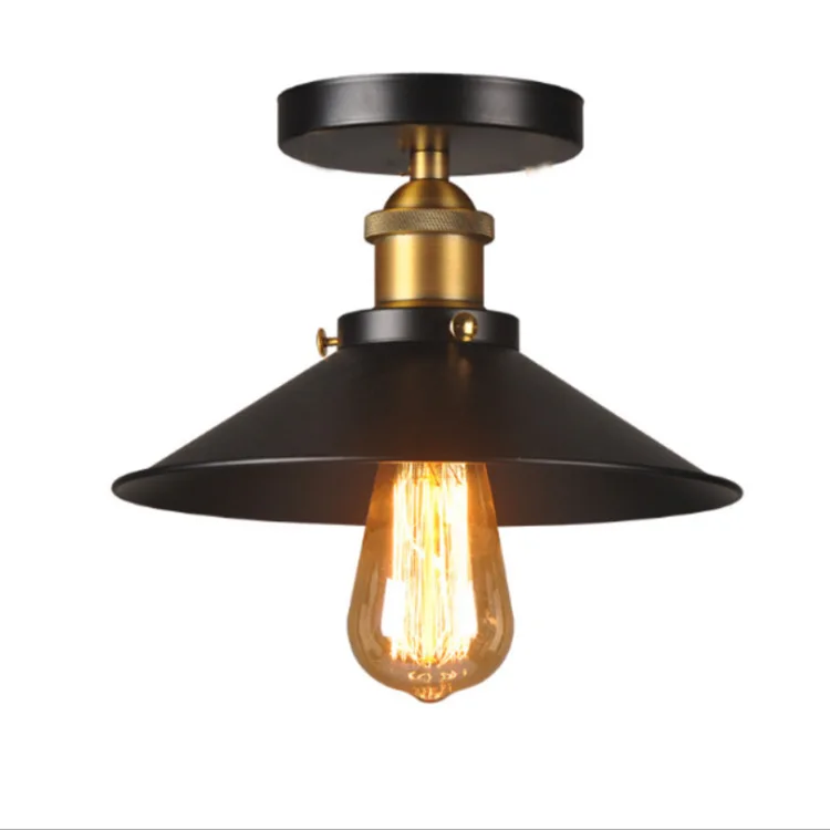 

Retro Cool Cafe Hot Pot Restaurant Single-Head Ceiling Light American Creative Clothing Store Bar Counter Ceiling Luminaire