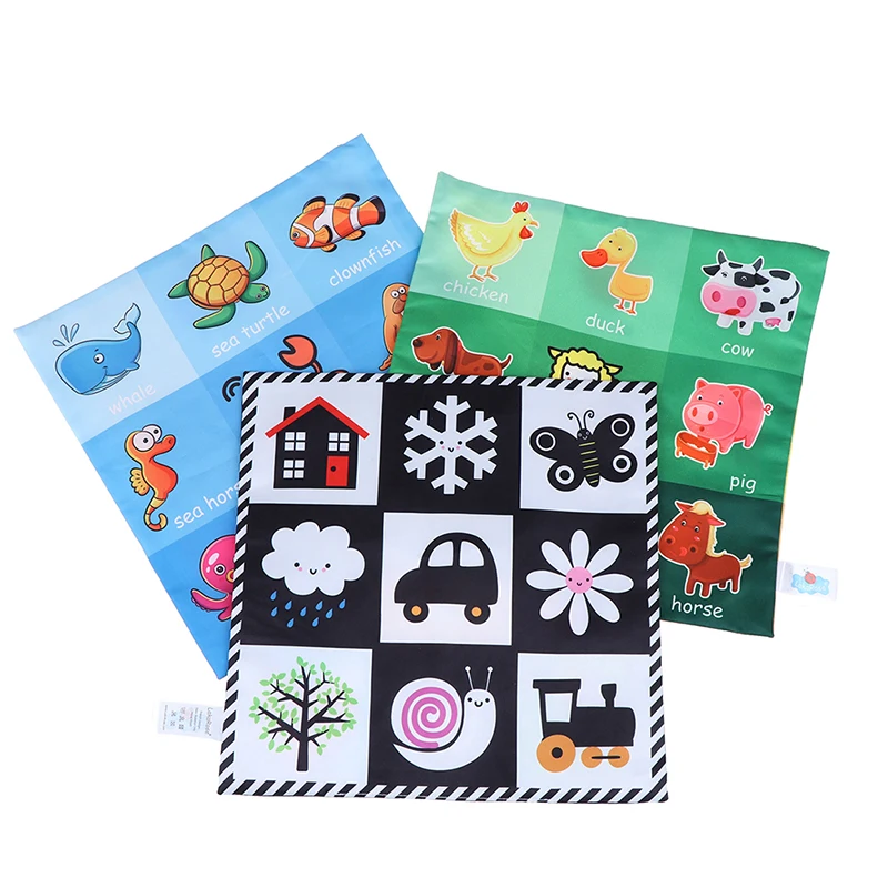 Обучающие Развивающие черно белые познавательные звуковые газетные детские