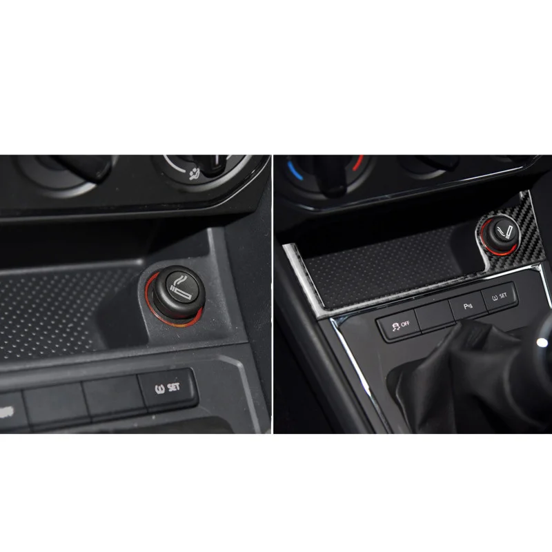 

Fit For Volkswagen Lavida Carbon 2015-2016 real fiber gearshift decoration stickers gearbox panel car modification