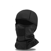 cycling scarf face cover windproof neck guard breathable moisture wicking ear protection zipper design headgear face cover