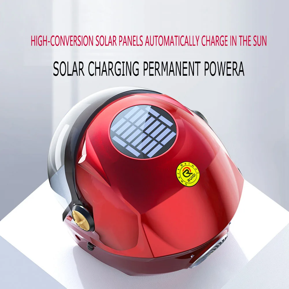 Шлем мотоциклетный совместимый с Bluetooth на солнечной батарее | Автомобили и