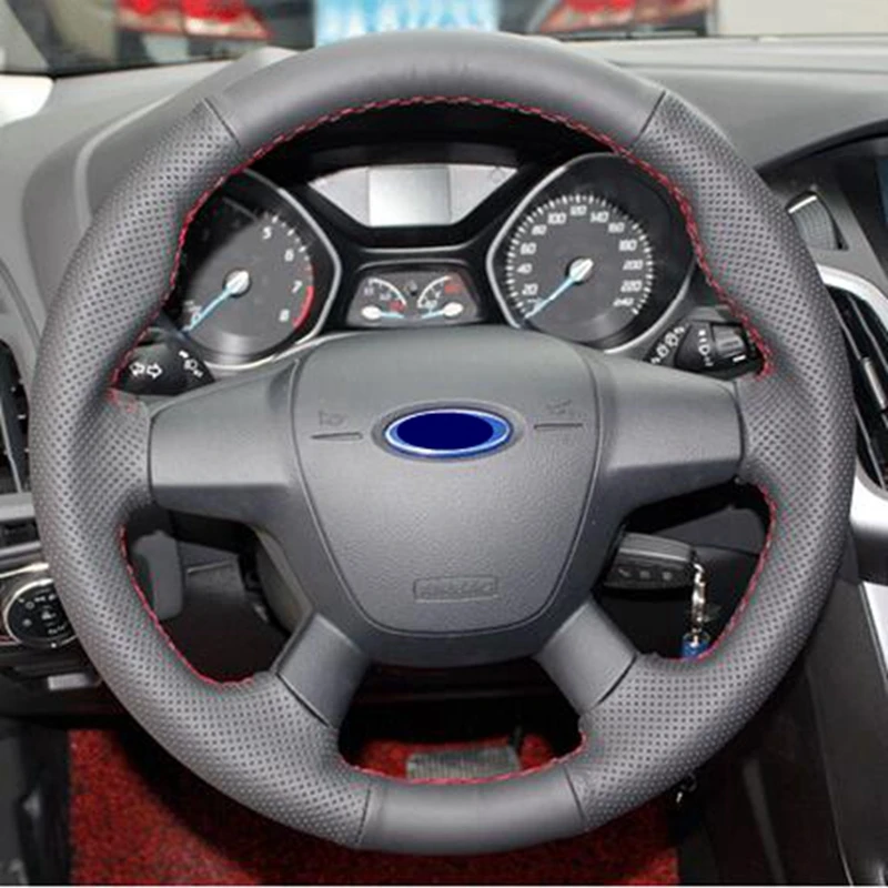 Новинка 1 шт. кожа с иглами и ниткой бесплатная доставка для ford focus 2012 Mondeo Fiesta Kuga |