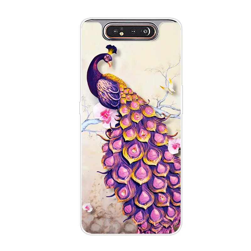 51 Для samsung Galaxy A80 чехол Модный Тонкий Мягкий ТПУ силиконовый чехол для samsung A80 чехол для телефона A 80 чехол s Coque Fundas - Цвет: 51