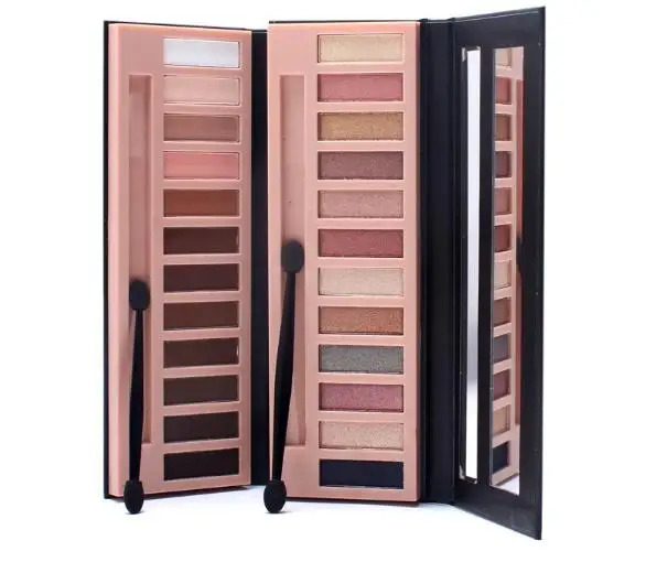 Высококачественные блестящие тени для век 12 цветов пудра матовые косметика