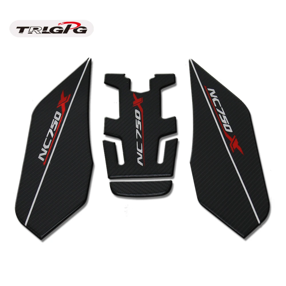 NC750X волокнистая текстура топливный бак мотоцикла Pad Кепки наклейки газа Кепки Стикеры для HONDA NC750 X NC 700X