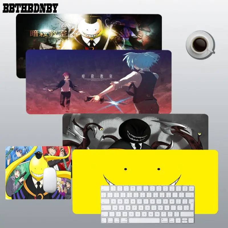 

BBTHBDNBY Anime Assassination Classroom PC Gamer Speed Mice Retail Small Rubber Mousepad Size for Game Keyboard Pad for Gamer