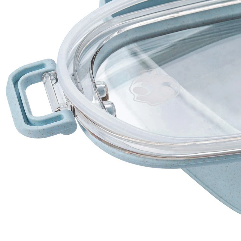 

2-Layer Portable Lunch Box Food Storage Case Container Dinnerware Microwave Bento Box For Student School Office Home