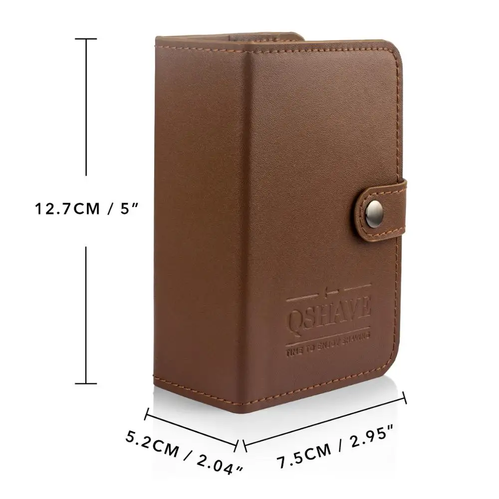 QSHAVE бритвенная щетка для бритья Дорожный Чехол защелкивающийся дорожный набор