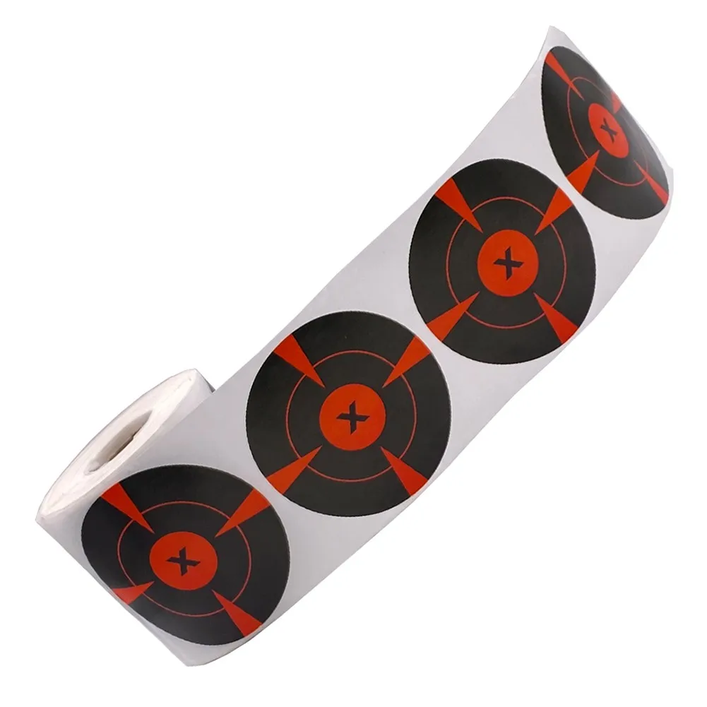 

1 Roll Of 4 Inch Splash Color Target Paper Sticker Target Splash Reactive Sticker For Bow And Arrow Hunting Shooting