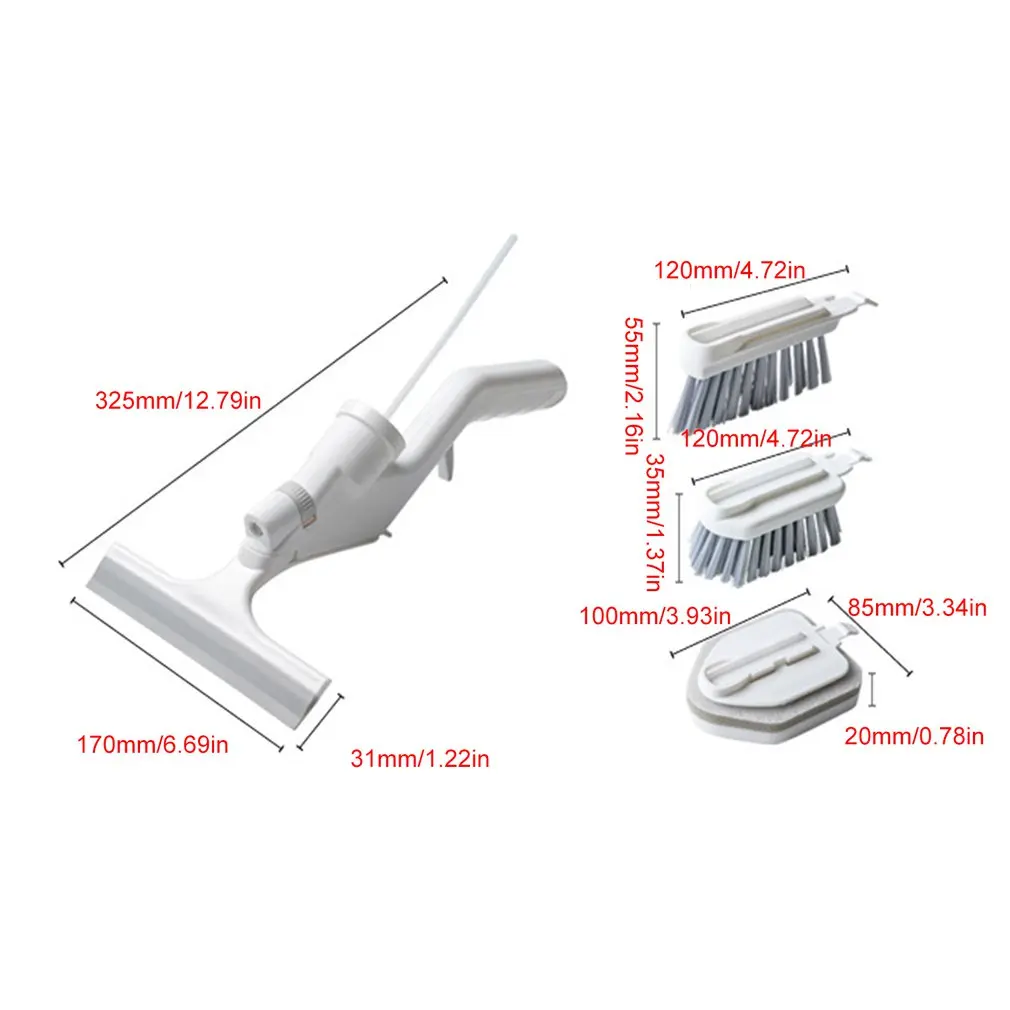 

Multi-function Glass Cleaning Brush Brush Window Glass Cleaning Tool Four-piece Suit
