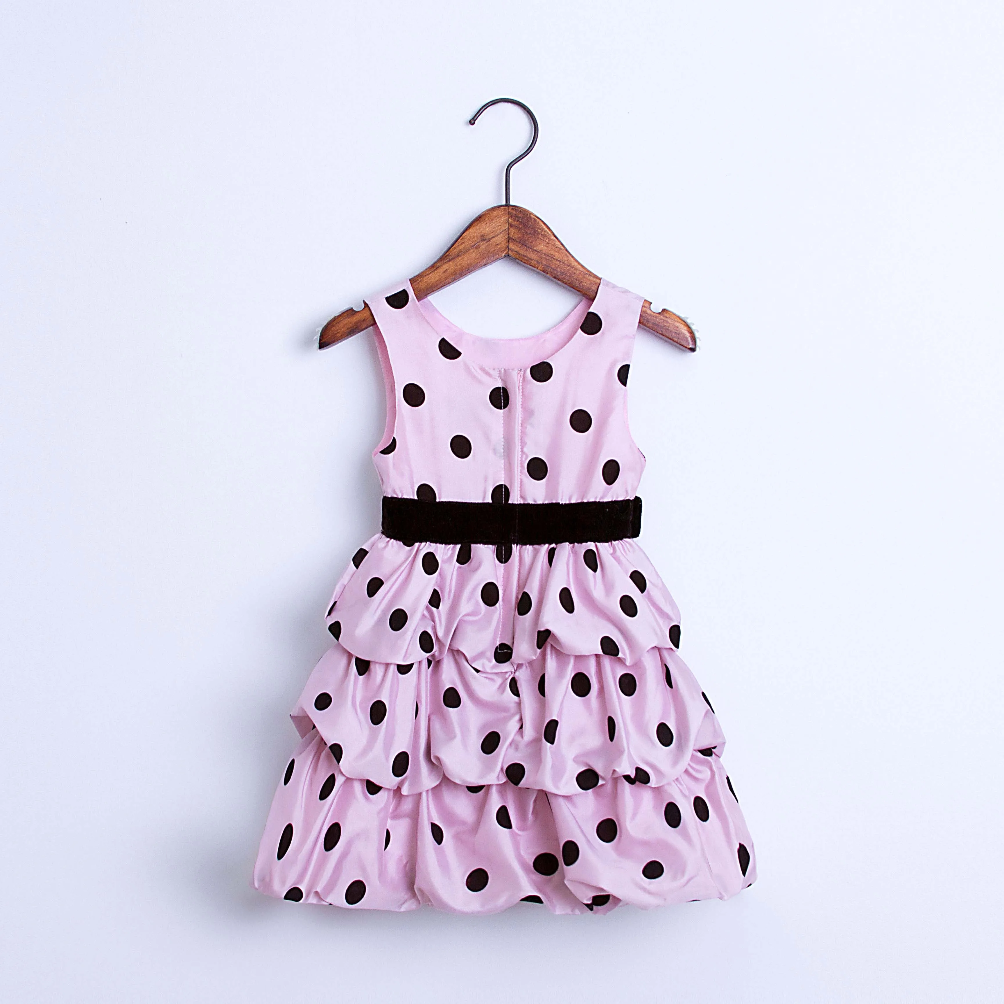 Детские Платье для девочек летние детские в горошек платье принцессы красного и