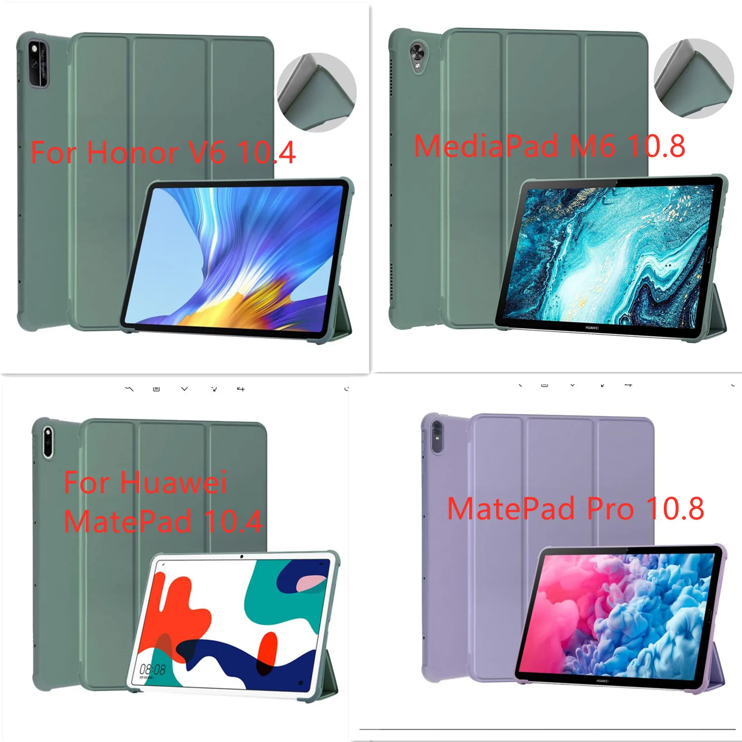 for huawei mediapad m5 lite 108 0 case for matepad t10s t5 10 10 4 smart wakeup dormancy cover for huawei matepad pro 10 8 case free global shipping