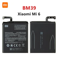 Xiao 100  Orginal BM39 3350mAh Battery For Xiaomi Mi6 BM39 High Quality Phone Replacement Batteries