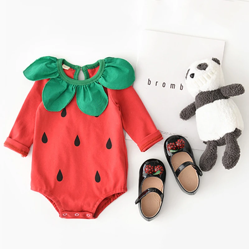 Милая одежда для маленьких мальчиков и девочек осенне-зимний комбинезон