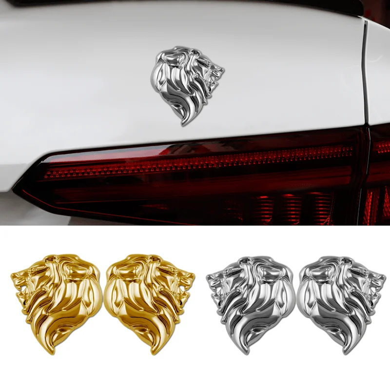 Автомобильные наклейки на окно грузовика эмблема головы льва украшения для Mercedes