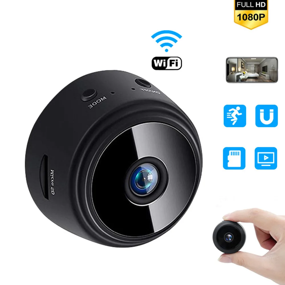 Kleine-minicámara de seguridad para el hogar, videocámara con Sensor de 1080P, WIFI, HD, aplicación de teléfono de movimiento, DVR, Dv
