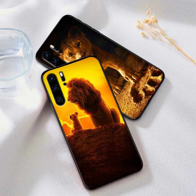 Мягкий силиконовый телефон чехол для huawei P10 P20 2019 P8 P9 Mini P30 LITE Король Лев P Smart Z 2018 Pro