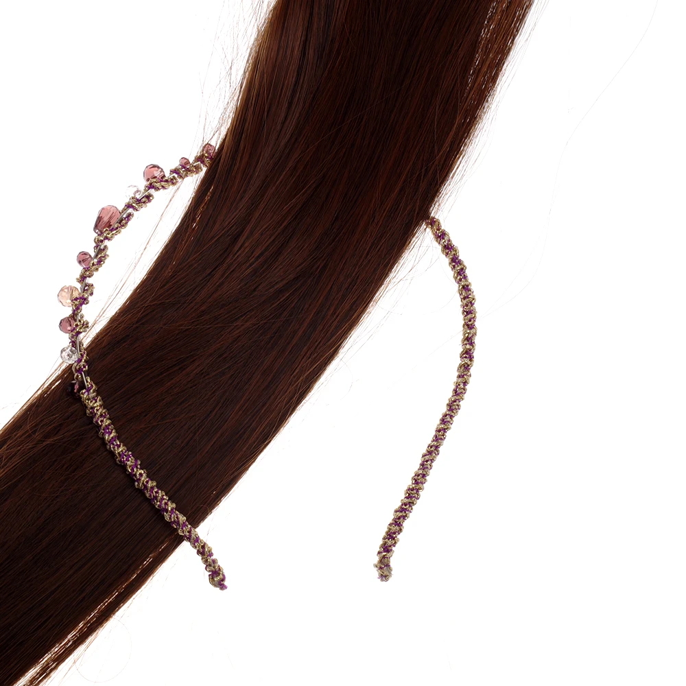

New Fashion Hair Bands Women Chic Metal Rhinestone Crystal Head Piece Chain Jewelry Headband Hair Accessories