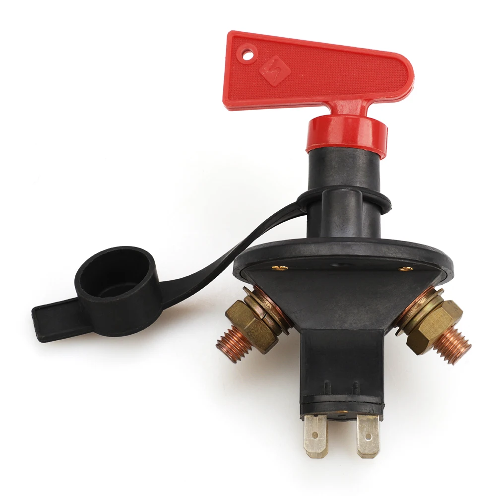 Универсальный 12/24V 4 клеммы Батарея изолятор мастер Мощность Cut Out/Off Выключатель FIA