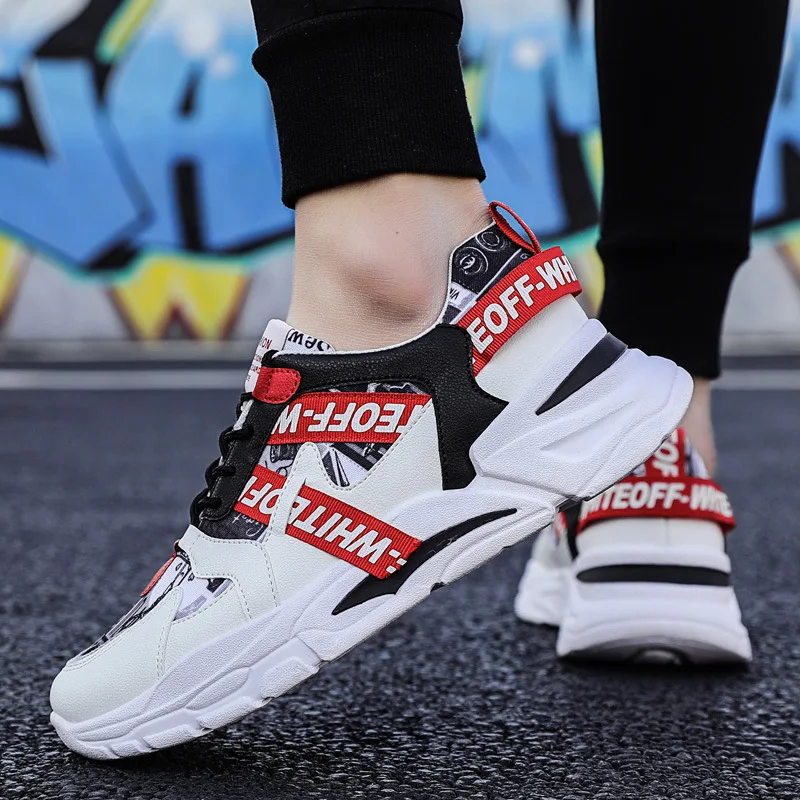 

Кроссовки Корейская версия универсальные повседневные беговые кроссовки Роскошные брендовые высококачественные дышащие удобные модные к...