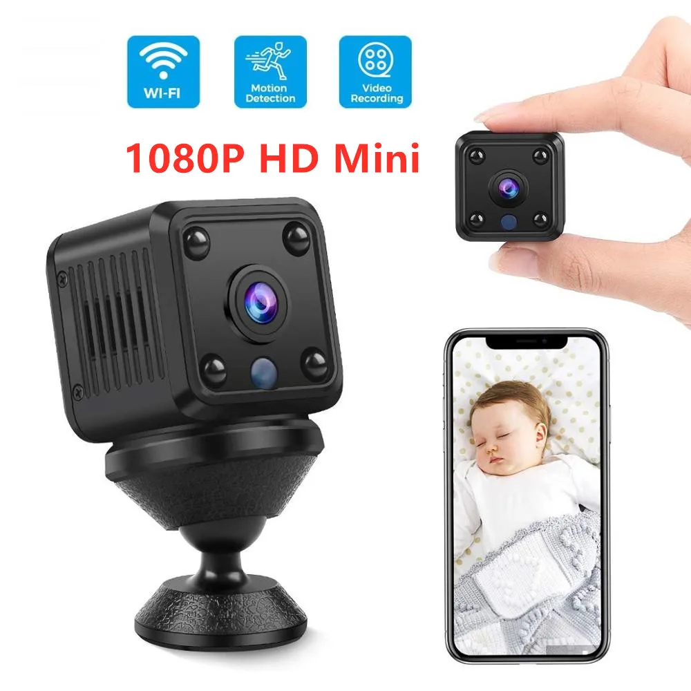 

Wifi Camera 1080P HD Night Vision Ip Camera Wifi Mini Camcorder Motion Detection Sensor Recorder Wireless Security Battery Cam