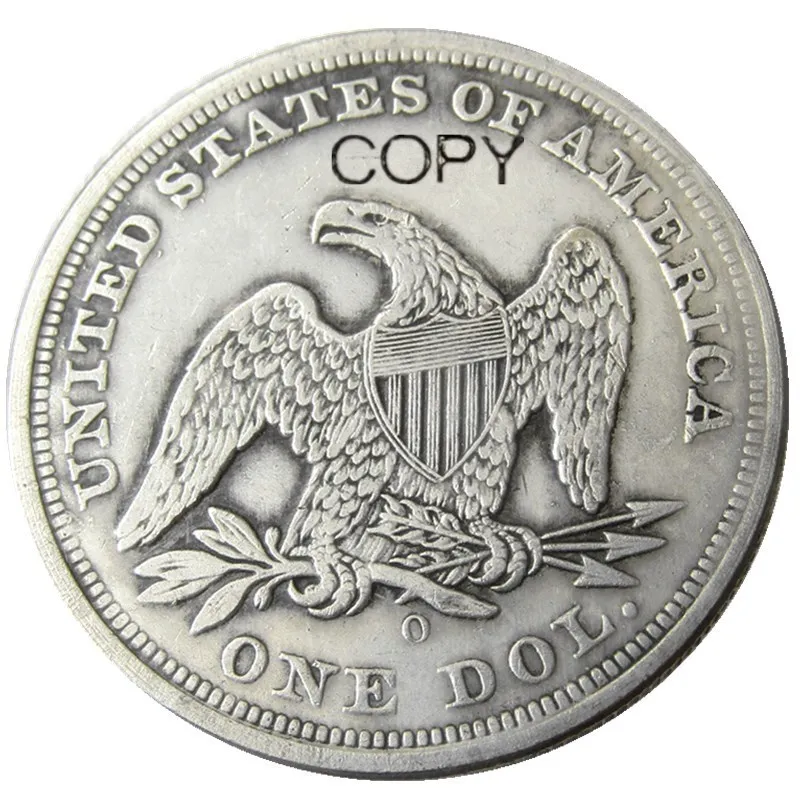 

1850-O Seated Liberty Dollar Silver Plated Copy Coins