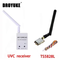 droyuke high quality 5 8g fpv receiver uvc video downlink otg mini ts5828ls 40ch 5 8g 600mw transmitter for vr android phone