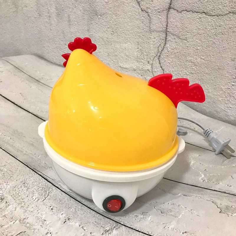 

7 Egg Capacity Electric Egg Cooker for Hard Boiled Eggs Multi-function Cartoon Hen Egg Boiler With Auto Shut Off