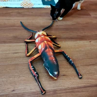 giant cockroach cat toy