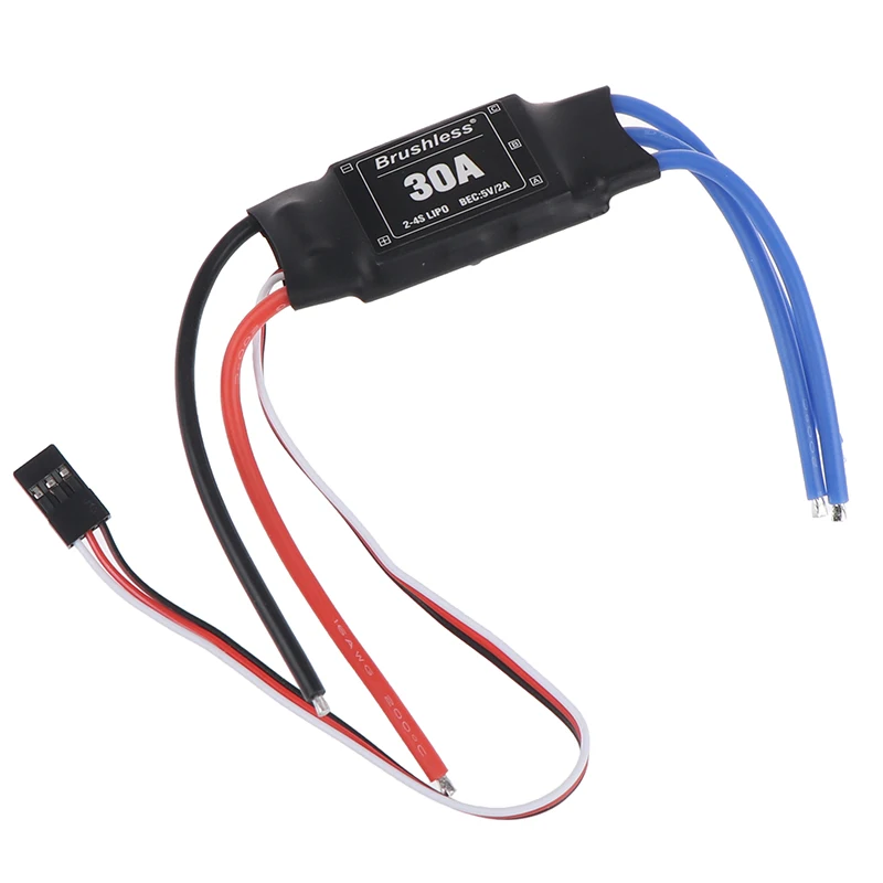 XXD 30A 2 4S ESC бесщеточный контроллер скорости двигателя RC BEC T rex 450 V2 Вертолет лодка