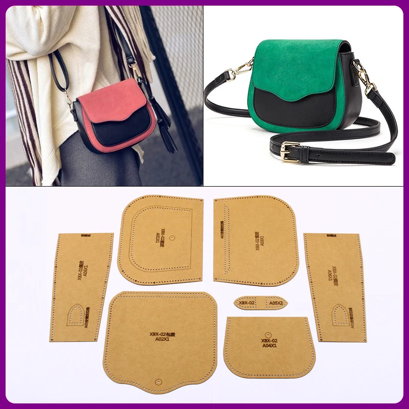 1 комплект сумка на одно плечо и через дизайн специальный DIY ручной кожгалантереи