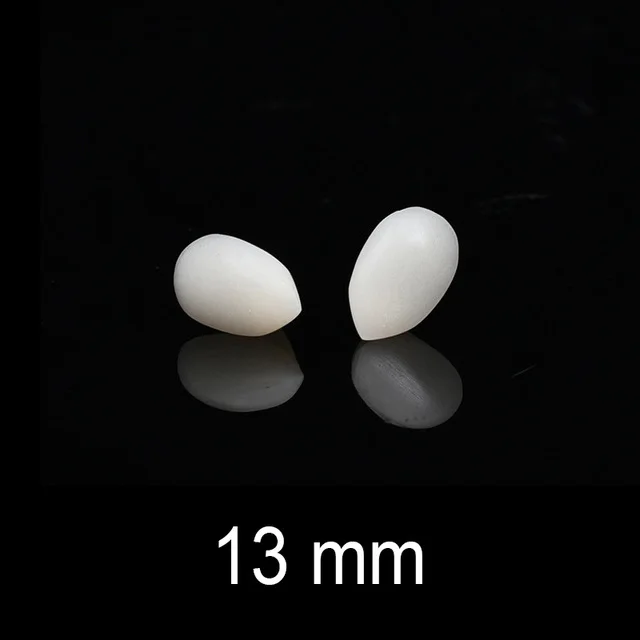 13mm 1pair Зубы вампира клыки протезы реквизит костюм на Хэллоуин реквизит вечерние сувениры маска праздничные украшения «сделай сам» ужас взрослый для детей - Цвет: 13mm 1pair