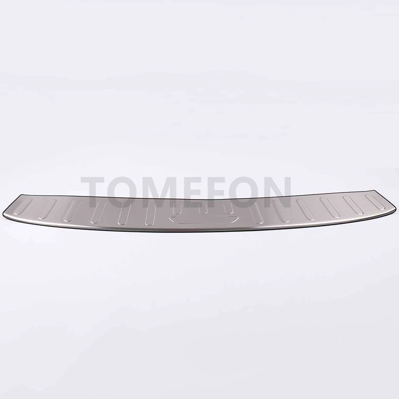 SLIVER TOMEFON для hyundai Tucson задний бампер задний двери защита Pedel Накладка аксессуары Нержавеющая сталь - Цвет: SLIVER