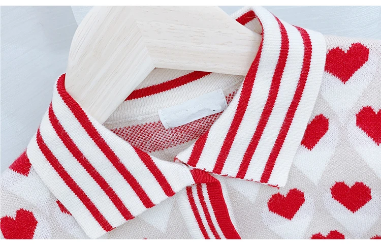 Весенне-осенний комплект из 2 предметов для девочек Детский кардиган + мини-юбка