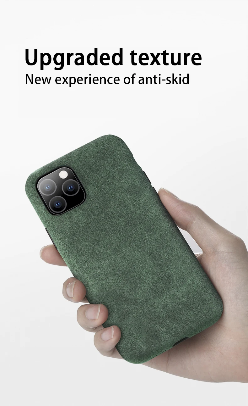 SanCore для iPhone 11 pro Max чехол для телефона ALCANTARA модный кожаный чехол с полной защитой бизнес роскошный чехол для телефона замшевый Чехол для мужчин