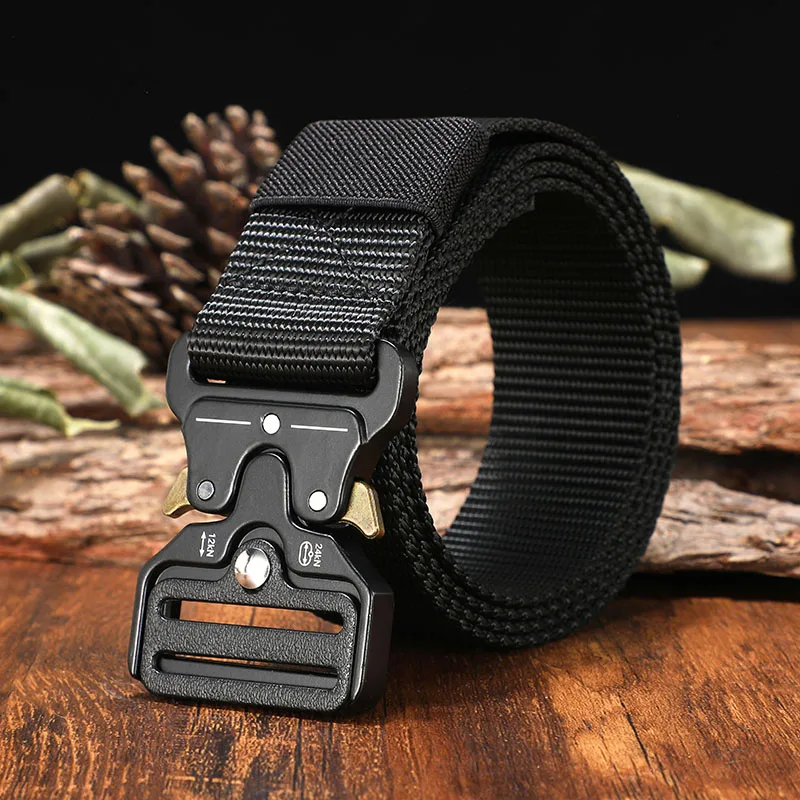 

125-140 long big size Belt Male Tactical military Canvas Belt Outdoor Tactical Belt men's Military Nylon Belts Army ceinture hom