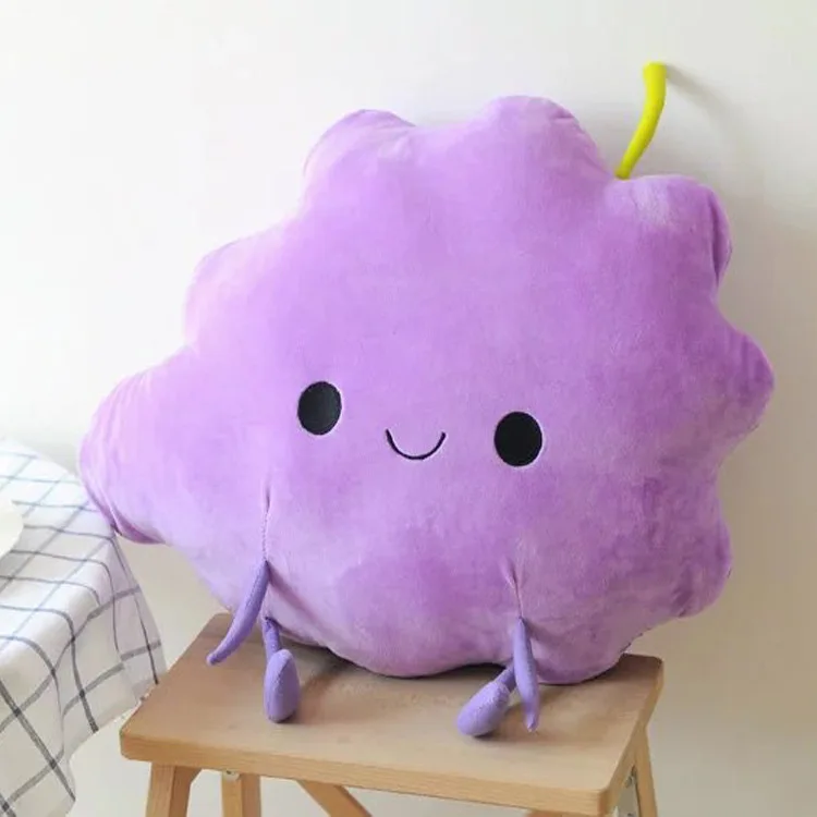 

Ctue fruit lemon grape pillow cushion sofa pillows kids bedroom decor plush toy children gift