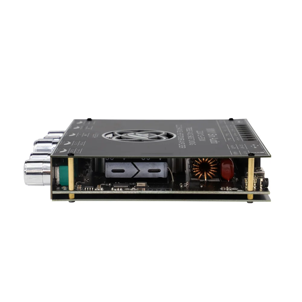TPA3251D2 Bluetooth 5.0 2.1 Channel Power Audio Stereo Subwoofer Amplifier Board 220WX2+350W TREBLE Bass note tuning AMP S350H |