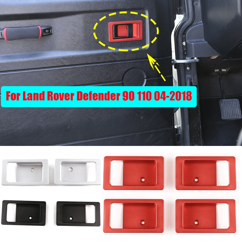 

Автомобильные запчасти для Land Rover Defender 90 110 2004-2018, крышка дверной ручки, корпус чаши, модификация из алюминиевого сплава, замена