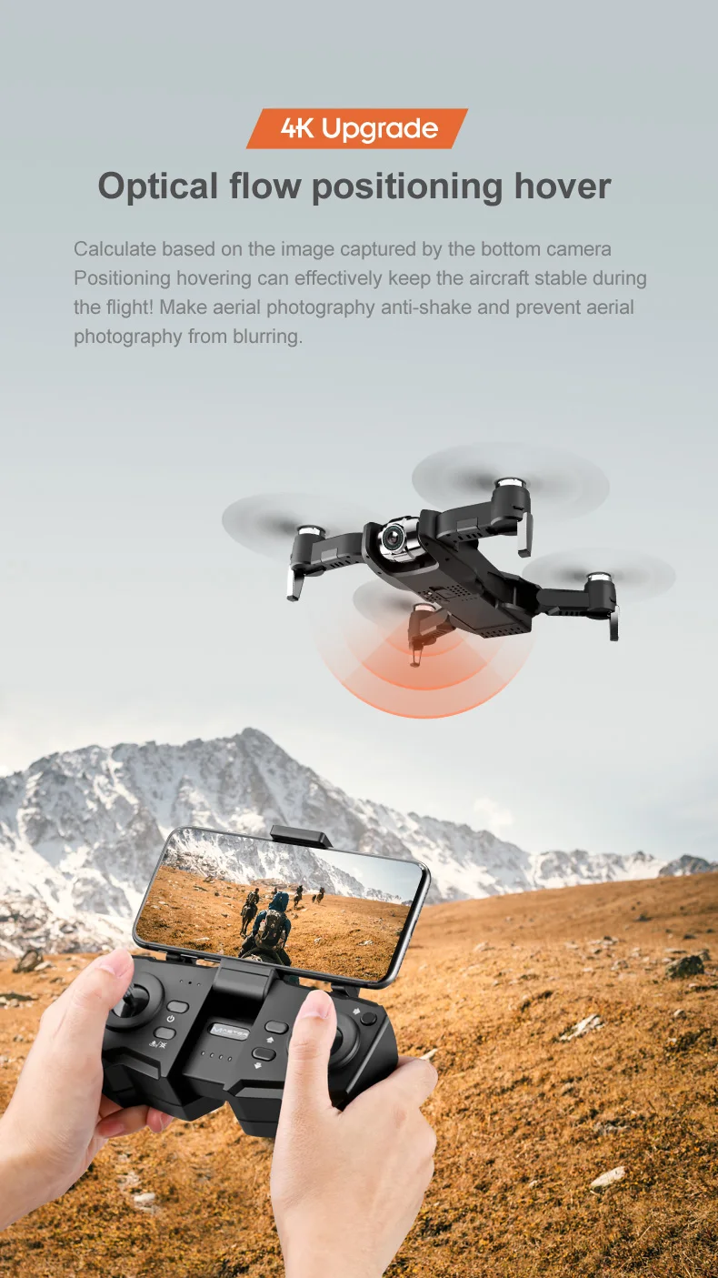 S5 новые Дроны для 2020 Dji Phantom 3 4 K Maquina Fotografica Kamerali Gimbal Padrao Helice Mavic Platinun Kamera|Рамы дронов|