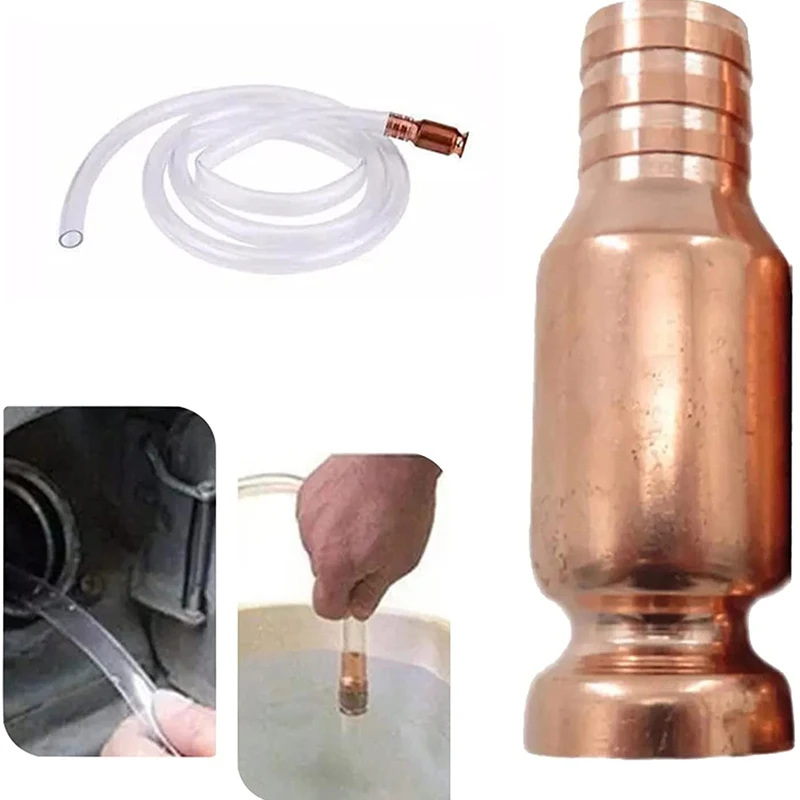 

Manual Pumping Oil Pipe Red Copper Siphon Filler Pipe Fittings Siphon Connector Gasoline Fuel Water Shaker Siphon Oil Pumps
