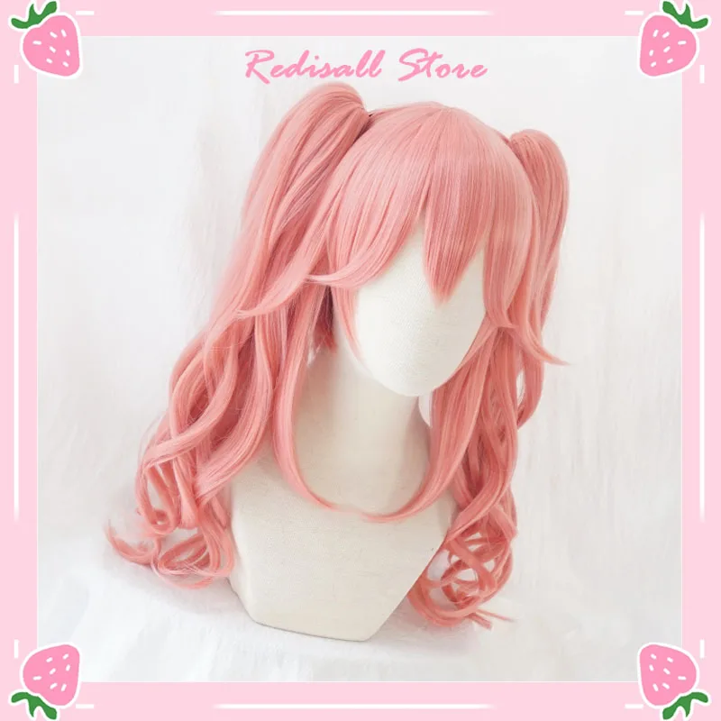 Искусственные волосы для женщин и девушек Tamamo no Mae Wig Cat Cosplay Base + 2 вьющихся косички