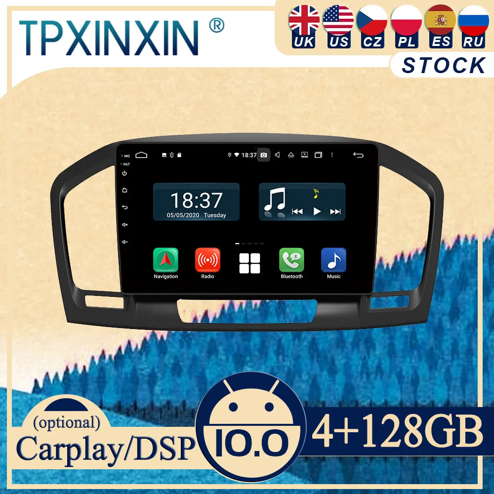 PX6 для Opel Insigina 2009-2013 Android Автомобильная стереосистема с экраном 2 DIN-радио DVD-плеер