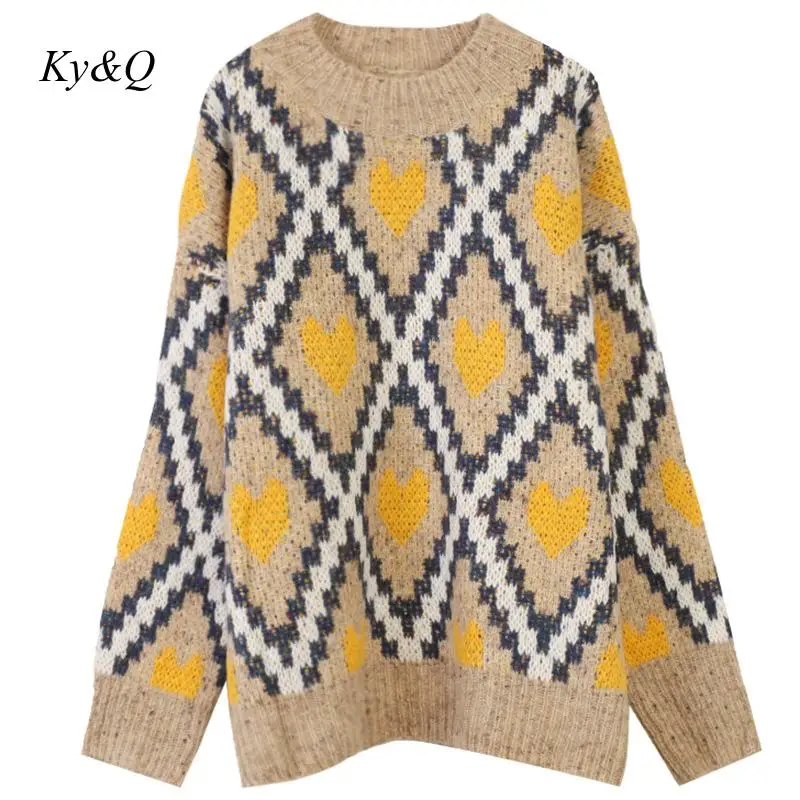 Высококачественный Женский модный винтажный пуловер Зимний Рождественский