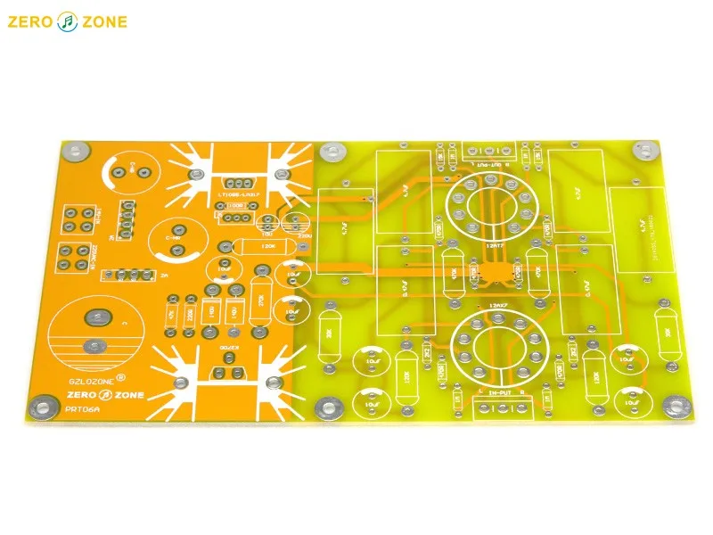 PRT06A 12AX7+12AT7 Tube preamplifier Base on MATISSE circuit PCB/DIY Kit/Finished board | Электроника